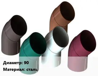 Отвод водосточный 90 сталь